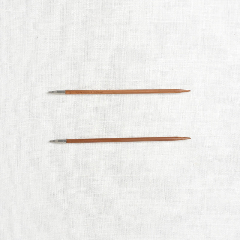 ChiaoGoo SPIN Bamboo 5" Interchangeable Needle Set, Small, US 2-8
