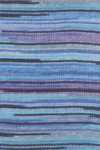 Lang Yarns Merino 200 Bebe Color 306 Blue Stripe swatch