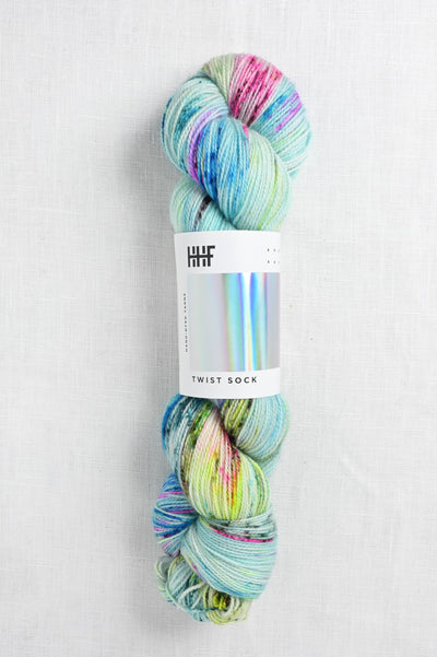 Hedgehog Fibres Twist Sock Danube