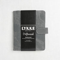 Lykke Driftwood 6" Double Point Needle Set, US 0-5, Grey Denim Case