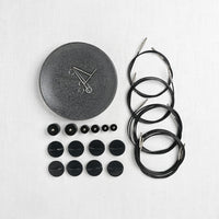Lykke Umber Long Interchangeable Circular Needle Set, Umber Denim Case