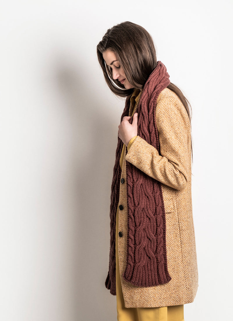 Edina Cabled Scarf