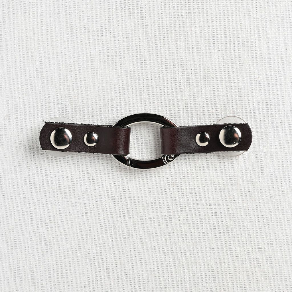 JUL Designs Cordoba Flat Oval Ring Closure, Espresso
