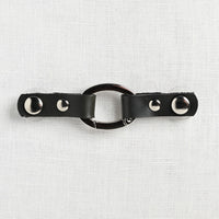 JUL Designs Cordoba Flat Oval Ring Closure, Black