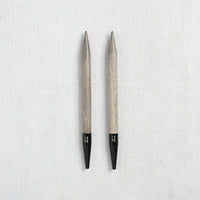 Lykke Driftwood 5" Interchangeable Circular Needle Set, Grey Denim Case