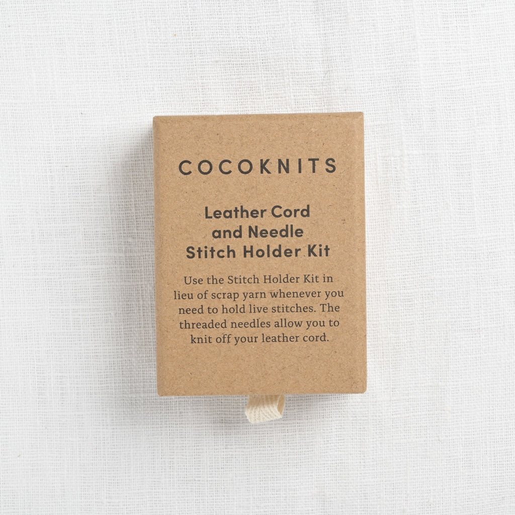Cocoknits Leather Cord & Needle Stitch Holder Kit