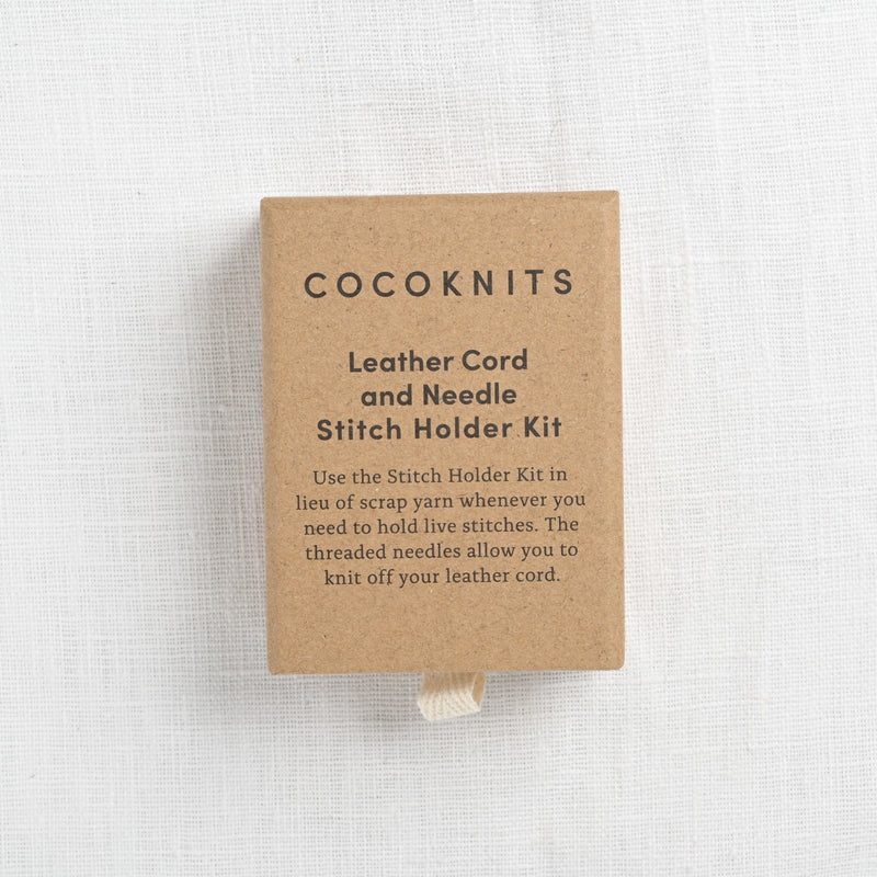 Cocoknits Leather Cord & Needle Stitch Holder Kit