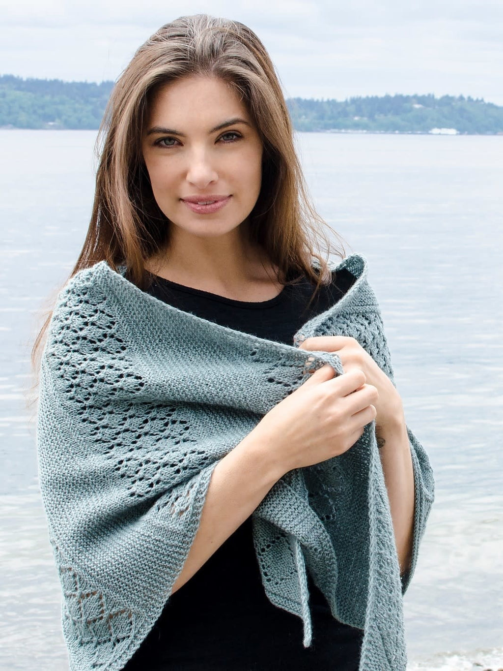 Lattice Sampler Shawl