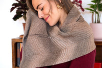 Monokrom Fingering Chevron Scarf