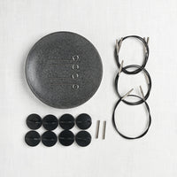 Lykke Umber 3.5" Interchangeable Circular Needle Set, Umber Denim Case
