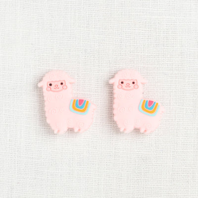 Fox & Pine Stitch Stoppers, Pink Llama