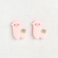 Fox & Pine Stitch Stoppers, Pink Llama