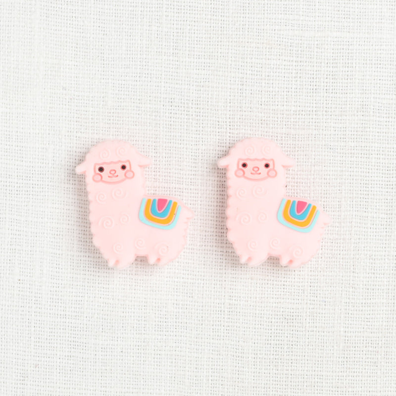 Fox & Pine Stitch Stoppers, Pink Llama