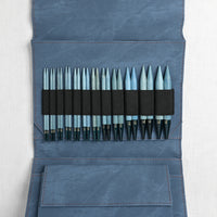 Lykke Indigo 5" Interchangeable Circular Needle Set, Blue Denim Case