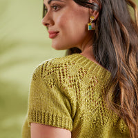 Lyra Feather Lace Yoke Top