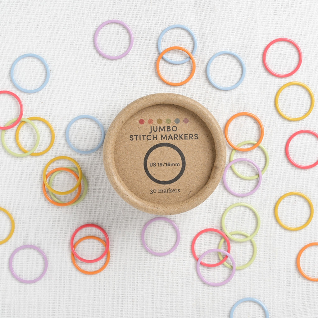 Cocoknits Jumbo Stitch Ring Markers, 30 ct.