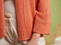 Allegra Bamboo Stitch Border Lace Jacket