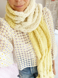 Le Slouch Cable Beret & Scarf
