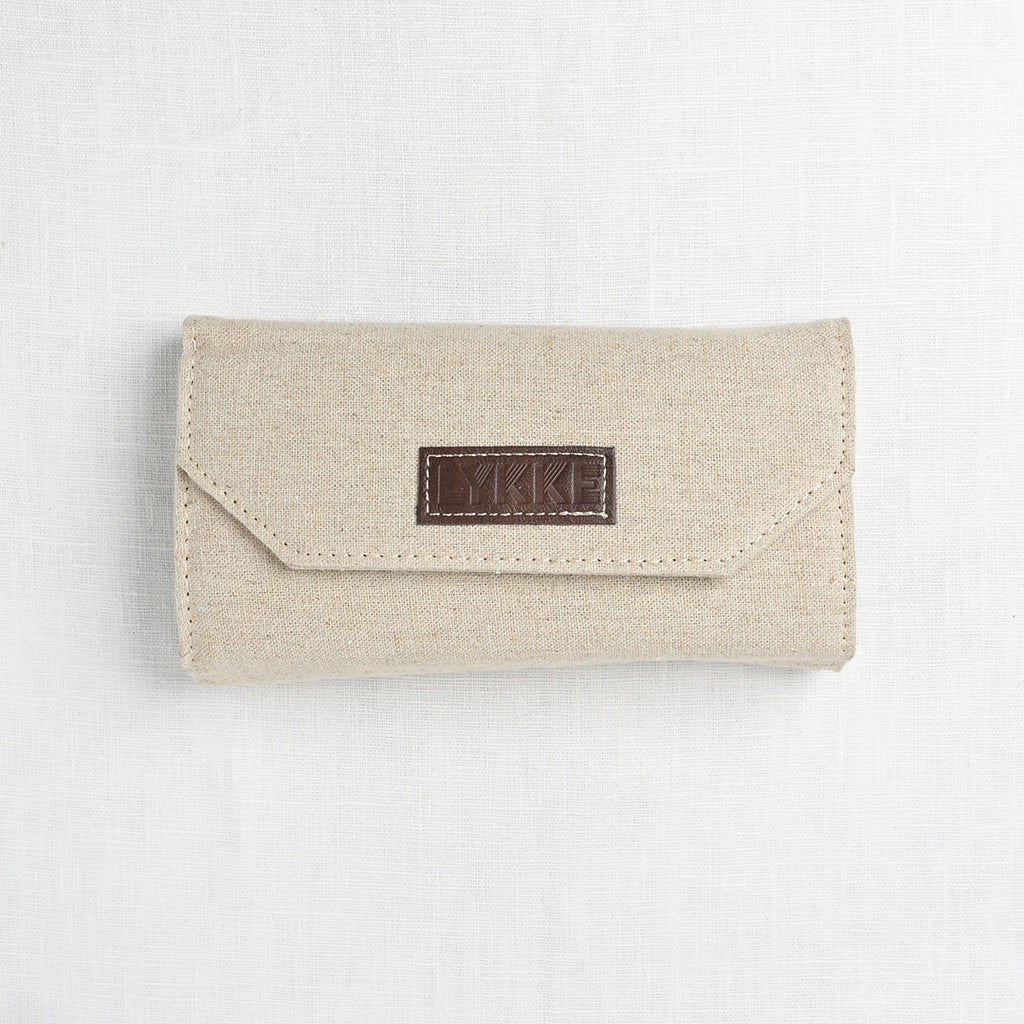 Lykke Grove 3.5" Interchangeable Circular Needle Set, Beige Jute Case