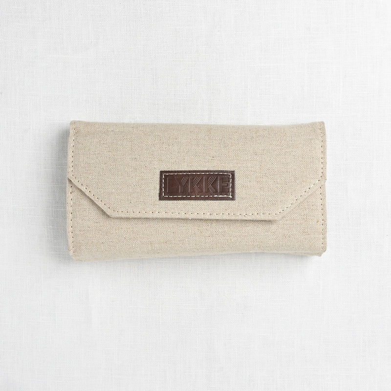 Lykke Grove 3.5" Interchangeable Circular Needle Set, Beige Jute Case