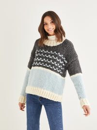 Colourblock Sweater 10184
