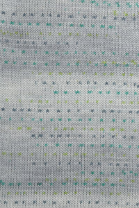Lang Yarns Merino 200 Bebe Color 317 Green Dot swatch
