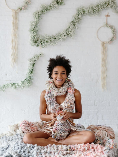 Pom Bomb Scarf