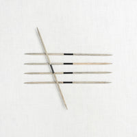 Lykke Driftwood 6" Double Point Needle Set, US 0-5, Grey Denim Case