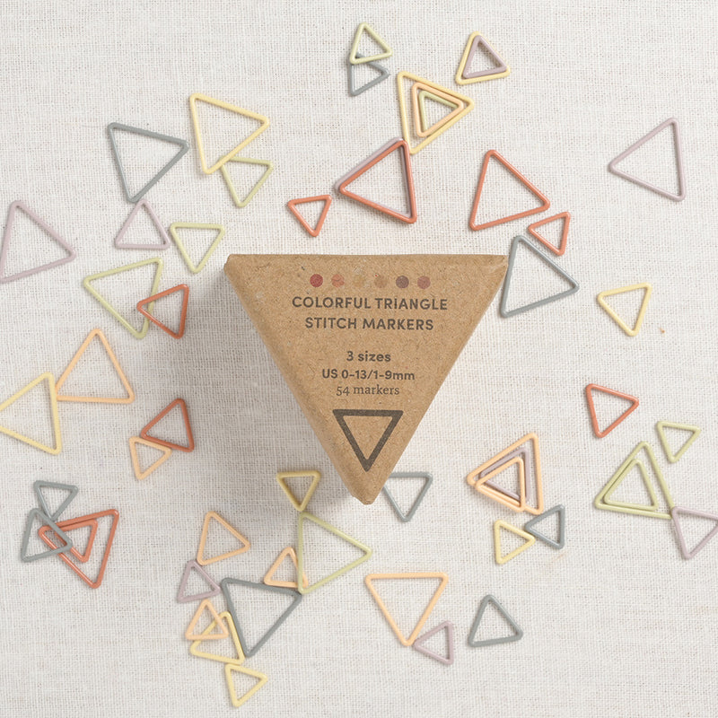 Cocoknits Colorful Triangle Stitch Markers, 54 ct.