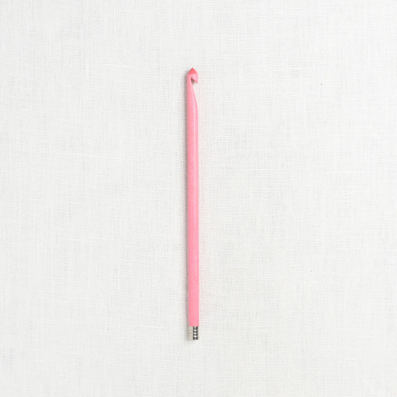 Lykke Blush 6" Crochet Hook Set, Fuchsia Basketweave Case