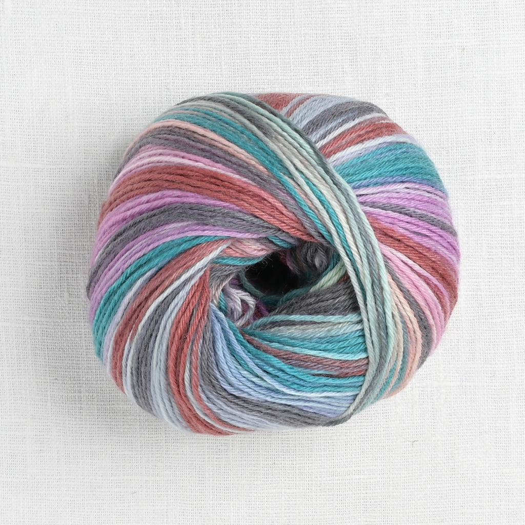 lang yarns merino 200 bebe color 453 sunset stripe