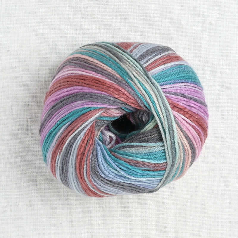 lang yarns merino 200 bebe color 453 sunset stripe